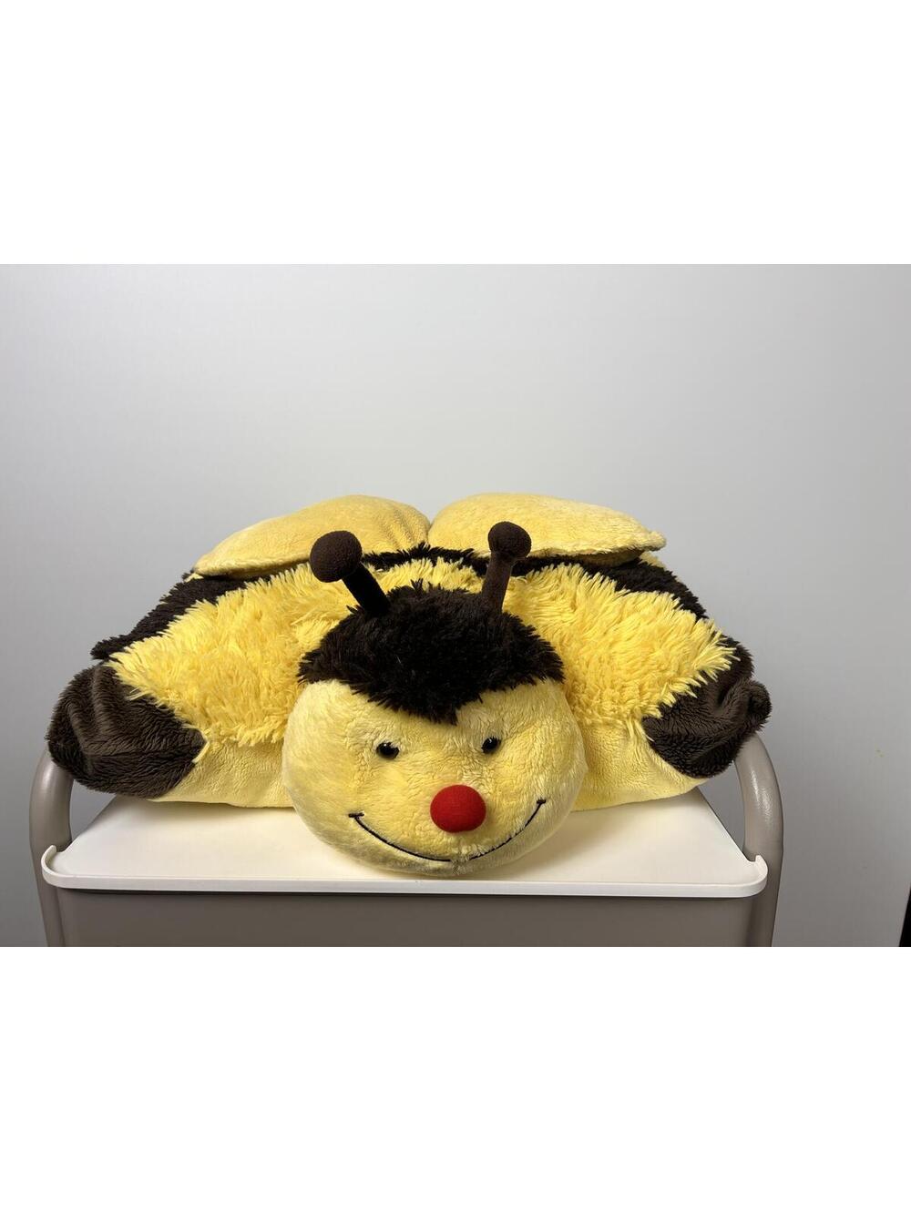 Pillow Pet Bumbly Bumble Bee 18" Plush 2010 Original Yellow and Brown Retired